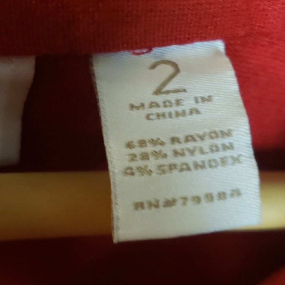 Chico's Red Jacket - Picture 3 of 5